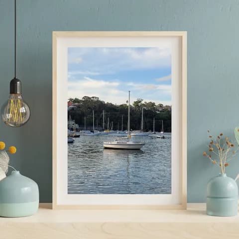 Tranquil Waters at Berry Island Reserve framed room view