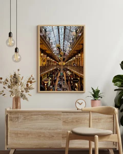 Victorian Elegance in The Strand framed room view