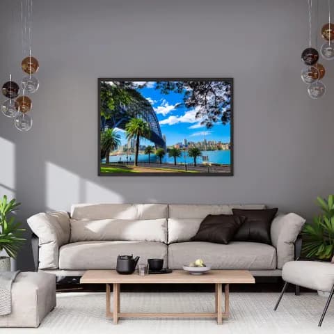 Sydney Harbour Bridge Artistic framed room view